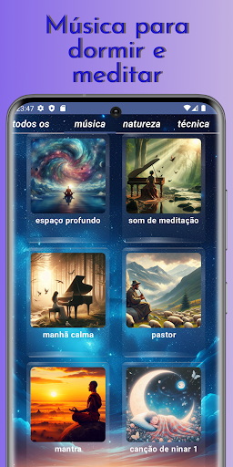 Visualização do aplicativo