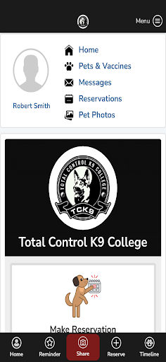Android application Total Control K9 College screenshort