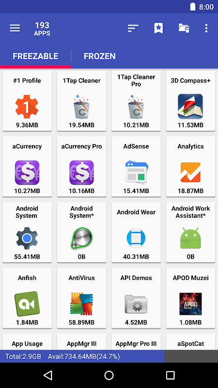 AppMgr Pro III (App 2 SD) Mod APK