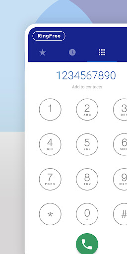 Android application RingFreeSoftphone screenshort