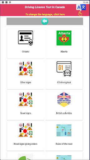Driving License Test In Canada Screen 2
