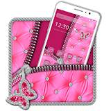 salmon alluring pink zipper strap Theme icon