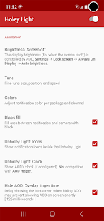 Holey Light (LED emulator for Samsung/Pixel) Screenshot