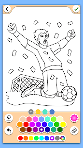 Football coloring book game 18.0.6 Mod Apk(unlimited money)download 1