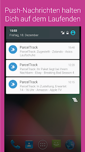 ParcelTrack - Sendungsverfolgu Screenshot