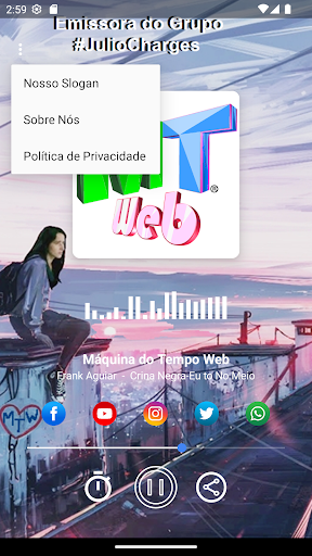 Máquina do Tempo Web Screen 2