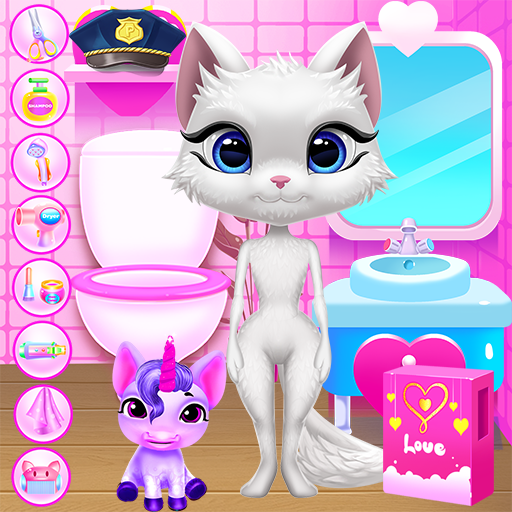 Kitty Kate & Unicorn: Pet Care 1.5.22.32 Icon