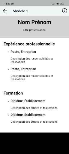 App preview