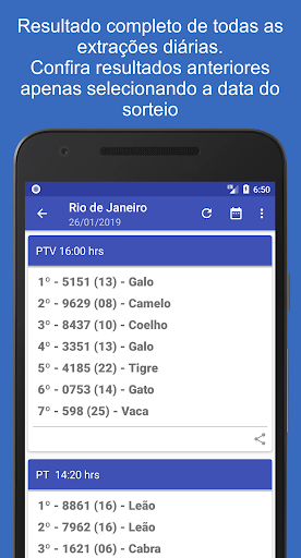 JCB Bicho RJ - Resultados - Apps on Google Play