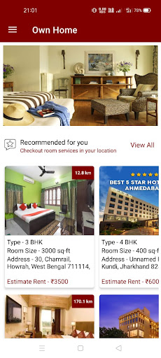 Own Home: Rent Sell & Buy room Screen 3
