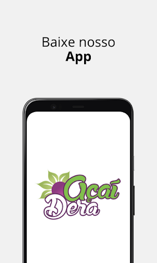 Android application Açaí Dera screenshort