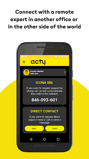 Android application Acty screenshort
