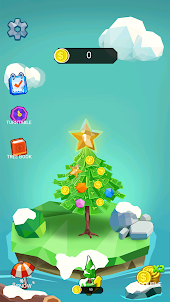 Golden Christmas Tree