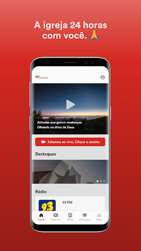 Android application Comunidade Visão em Cristo screenshort