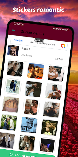 WASticker Love Romantic Screen 3