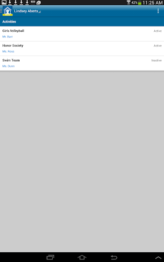 Screenshot of eSchoolPLUS Family
