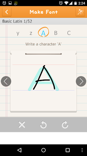 Mr.Mygle(Make Your Font) Screen 3