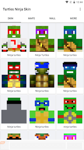 Turtles Ninja Skins for MCPE