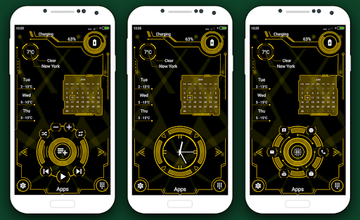 Screenshot of Hitech launcher 2 - AppLock