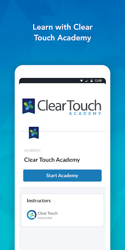 Screenshot of Clear Touch Experience