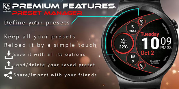 Duality Watch Face Varies with device APK screenshots 7
