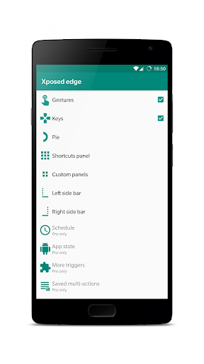 Android application Xposed edge screenshort
