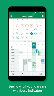 BlackBerry Hub+ Kalender Screenshot