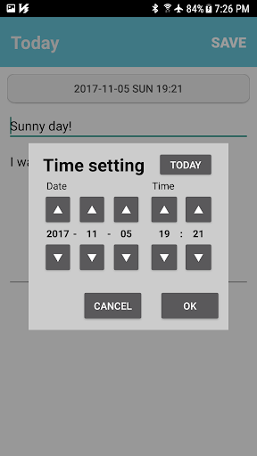 Pure Diary Screen 3