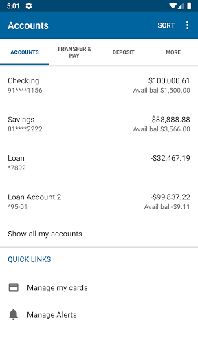 United Security Bank Mobile Screen 3