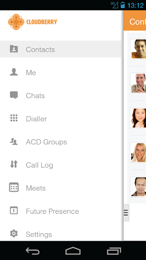 Android application Cloudberry screenshort