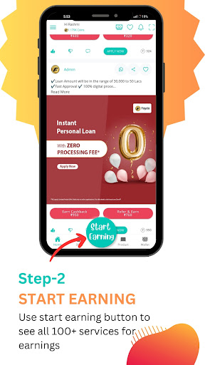 Fayda - Cashback & Earnings Screen 2