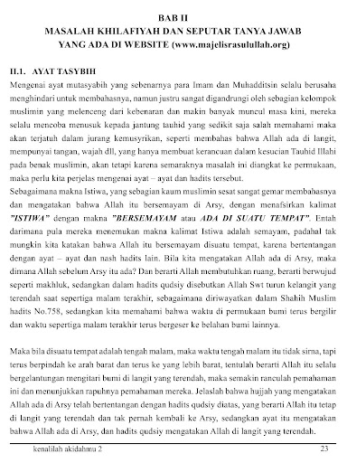 Kenalilah Aqidahmu - H. Munzir