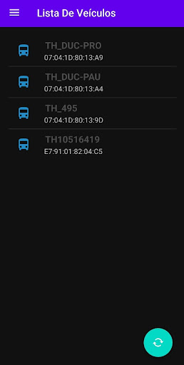 Android application BluTho screenshort