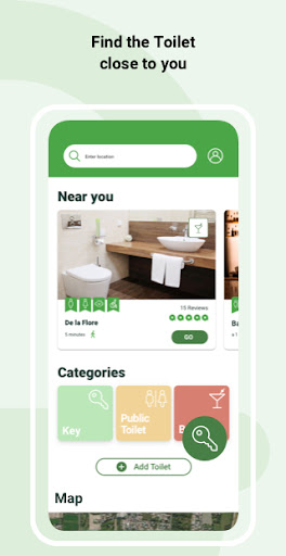 Android application TripToilet screenshort