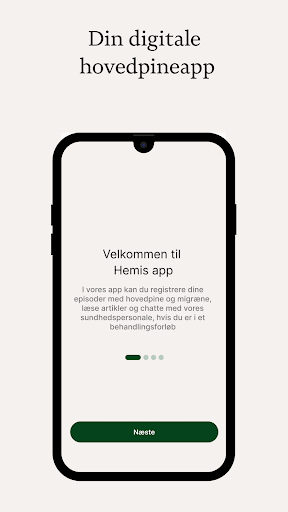 Android application Hemi - din hovedpine partner screenshort