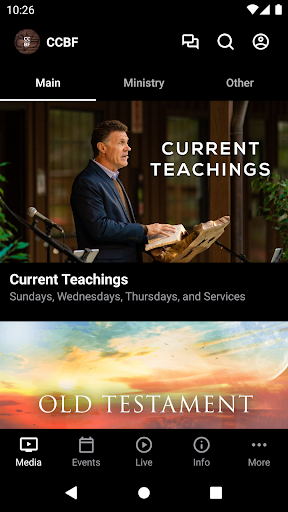 Android application CalvaryChapel Bible Fellowship screenshort
