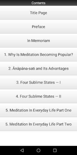 Talks On Buddhist Meditation Screen 2