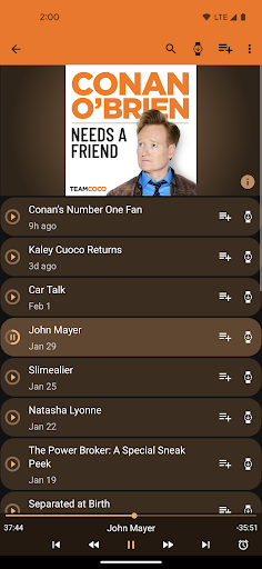 Wear Casts: podcasts and mp3 Screen 2