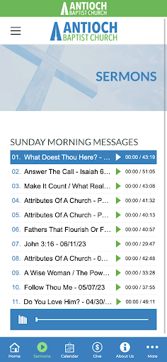 Antioch Baptist Church - Wynne Screen 2