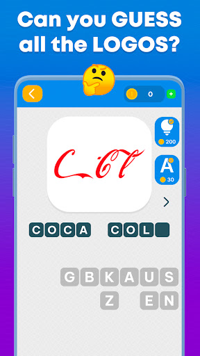 Android application MEGA LOGO QUIZ 2024: Logo game screenshort