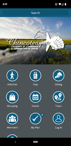 Screenshot of Chincoteague Island VA
