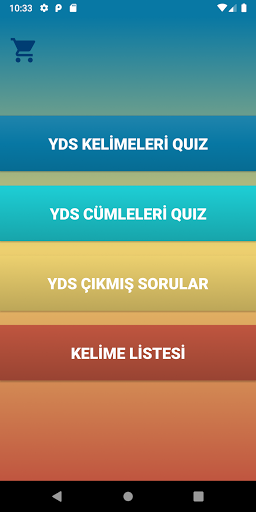 Android application YDS-YÖKDİL Kelimeler screenshort