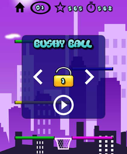Android application Bushy Ball screenshort
