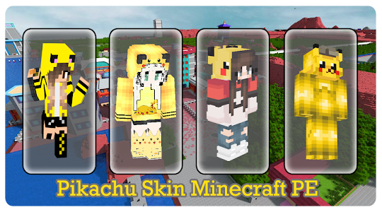 Skin Pikachu Mod Minecraft PE