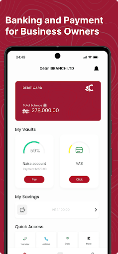 Android application Credio screenshort