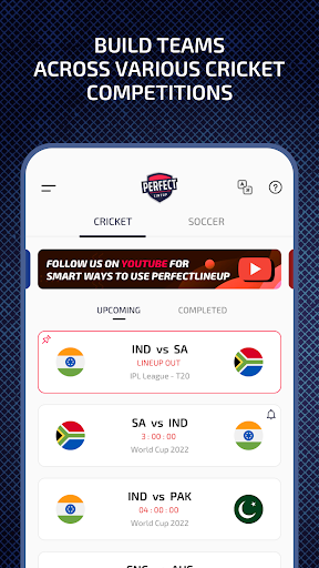 PerfectLineup - Lineup Builder Screen 3