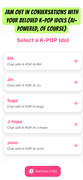 Chat with AI KPop Idols - 14.0.0 - (Android)