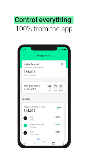 imaginTeens: Your new card Screen 2