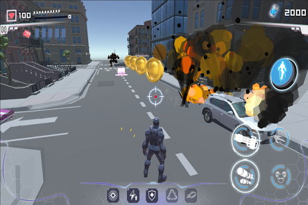 Iron Hero Game:Super City Hero  screenshots 1