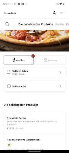 Pizza Adagio Screen 3